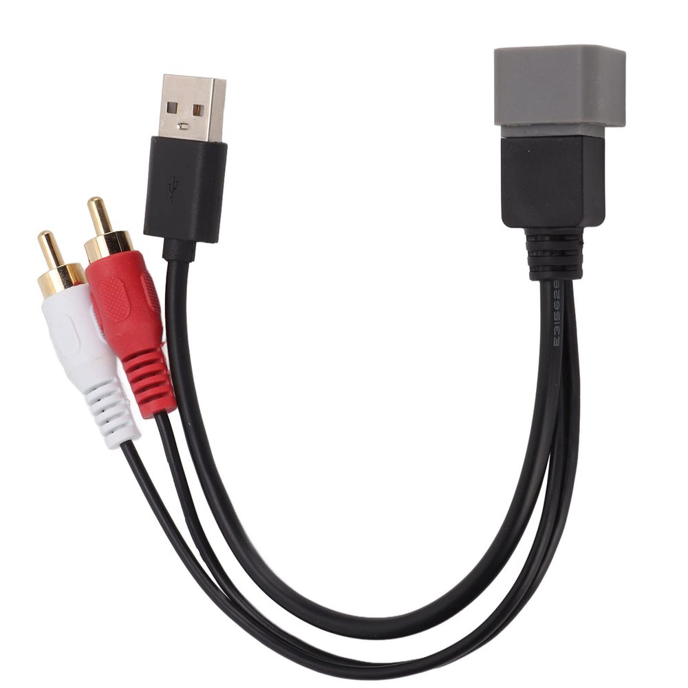 Brrnoo ABS Car Stereo Radio Harness, Easy Installation Wiring Adapter Replacement for Vehicles
