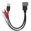 Brrnoo ABS Car Stereo Radio Harness, Easy Installation Wiring Adapter Replacement for Vehicles view 1