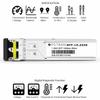 OPSTRAN 1000BASE-ZX SFP Optical Transceiver Module Compatible with TRENDnet TEG-MGBS80 1550nm 80km DDM Duplex LC SMF view 2