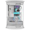 ALSEYE FC-01 Cylinder Acrylic Gaming PC Case - 360 Panoramic View, 165mm CPU Cooler Height, Micro ATX/ITX Tower with Unique Fish Tank Design (White) view 1