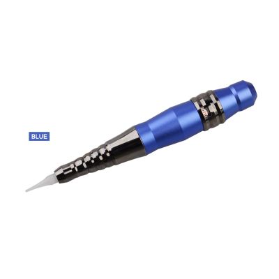 Eyebrow Lips Tattoo Professional Machine Permanent Makeup Machine Pen With Needles Tips(Blue)