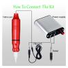Tattoo Rotary Pen Machine Set Professional Tattoo Kit Power Pedal Tattoo Supply Permanent Makeup Machine Assortment Body Art(TK007S) view 4