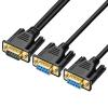 bodateng DB9 9Pin 2 in 1 to 2 Rs232 Data Cable 1m 300cm Male to Female for Cash Register POS Display Serial Splitter Directly Connected COM(0.3m,Male to 2xFemale) view 4