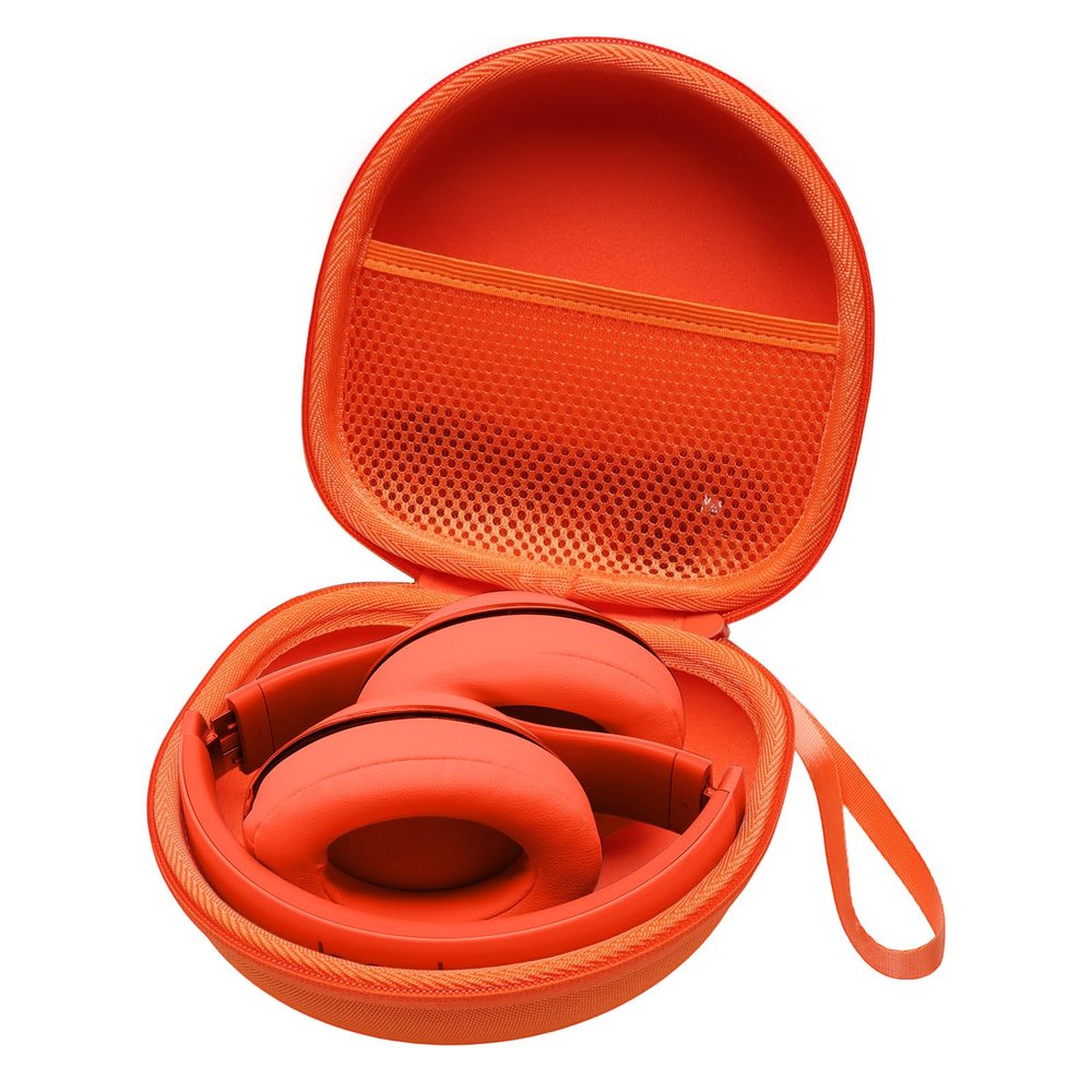 Headphone Headset Case for BERIBES/Skullcandy/Beats/JBL/JLab/TOZO//Picun/KVIDIO Noise Cancelling Over-Ear Foldable Headphone (Orange)
