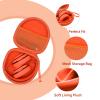 Headphone Headset Case for BERIBES/Skullcandy/Beats/JBL/JLab/TOZO//Picun/KVIDIO Noise Cancelling Over-Ear Foldable Headphone (Orange) view 2