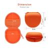 Headphone Headset Case for BERIBES/Skullcandy/Beats/JBL/JLab/TOZO//Picun/KVIDIO Noise Cancelling Over-Ear Foldable Headphone (Orange) view 3