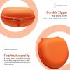 Headphone Headset Case for BERIBES/Skullcandy/Beats/JBL/JLab/TOZO//Picun/KVIDIO Noise Cancelling Over-Ear Foldable Headphone (Orange) view 4