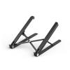 NUOBESTY Adjustable Laptop Stand Cooling Function for Laptops Portable Height-Adjustable Notebook Holder Ergonomic Design Black view 1