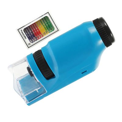 UPKOCH 1Set Portable Microscope Educational Handheld Magnifier for Science Exploration School Supply for Students Design with Specimens Birthdays