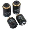 1pc 4X 10X 40X 100X 195 Infinity Plan Objective Lens RMS 20.2mm Interface Achromatic Objectives Lens for Biological Microscope(4X) view 3
