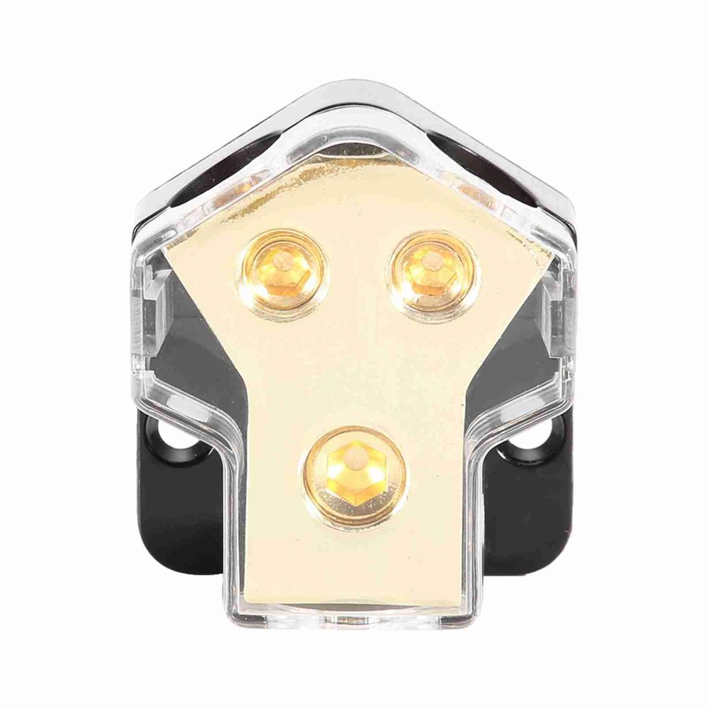 POCREATION Power Distribution Block, 2 Way Ground Distribution Block for Car