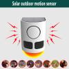 Comboss Solar Motion Sensor Alarm - Motion Sensor Dog Barking 129dB Noise Maker, Outdoor Security Siren Waterproof Motion Activated Detector 4 Work Modes for Farm, Barn, Yard (4 Pack) view 2