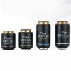 1pc 4X 10X 40X 100X 195 Infinity Plan Objective Lens RMS 20.2mm Interface Achromatic Objectives Lens for Biological Microscope(4X10X40X100X) view 1