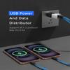 Mini USB Hub 3-Port USB Splitter 1 in 3 Out, USB Expander Adapter with USBA 3.0 Data Transfer Port, 2 USB 2.0 Ports Hub, USB Dongle for PC, Laptops, Keyborad, Mobile Hard Disk and More(White) view 4