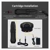 Rotary Tattoo Machine Kit LCD Power Supply Foot Pedal Cartridge Tattoo Pen Set(Black) view 3