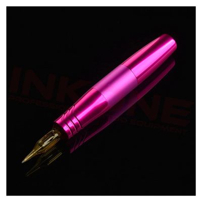 Tattoo Pen Machine Quiet Coreless Motor Tattoo Gun Permanent Makeup Machine For Eyebrow Tattoo Linder And Shader(Rose Red)