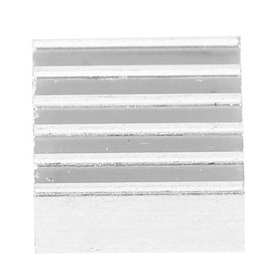 100pcs Aluminum Heat Sink 9x4x9mm | Adhesive Backed for PCB/IC/Amplifier | High Thermal Conductivity 6063 - T5 | Cooling Radiator for Electronics