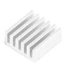 100pcs Aluminum Heat Sink 9x4x9mm | Adhesive Backed for PCB/IC/Amplifier | High Thermal Conductivity 6063 - T5 | Cooling Radiator for Electronics view 2