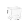 Veemoon Glass Staining Jar for Vertical Horizontal Racks Microscope Accessory for Science Projects for Staining Specimen Preparation view 2
