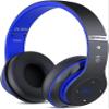 6S Bluetooth Headphones Over-Ear, Hi-Fi Stereo Foldable Wireless Stereo Headsets Earbuds with Built-in Mic, Volume Control, FM for iPhone/Samsung/iPad/PC (Blue) view 1