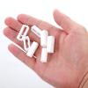 Xinjoduz 9 PCS Watch Band Holder Loop, White Silicone Magic Band Clips, Smartwatch Strap Holder Fastener Rings Retainer Loop Replacement for Smartwatch Accessories Bands Keeper (18/20/22 mm) view 3