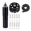 Tattoo Machine Kit Permanent Makeup Machine Set Tattoo Rotary Pen LCD Power Supply with Cartridge Needle Swiss Motor(Purple Tattoo Kit) view 1