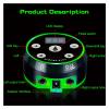 Tattoo Machine Kit Permanent Makeup Machine Set Tattoo Rotary Pen LCD Power Supply with Cartridge Needle Swiss Motor(Purple Tattoo Kit) view 4