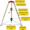 Tripod Confined Space Tripod Kit Tripod Rescue System with Safe Belt, 1800lbs Winch, Falling Protector Bracket for Well/Tunnel/Sewers view 4