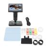LCD Digital Microscope, 25X to 1000X Magnification 8X Zoom Microscope with 5in Screen, Complete Microscope Kit for Soldering Research view 1