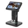 LCD Digital Microscope, 25X to 1000X Magnification 8X Zoom Microscope with 5in Screen, Complete Microscope Kit for Soldering Research view 2