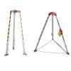Portable Folding Aluminum Enclosed Space Tripod kit, Tunnels Pipelines Wellhead Multifunction Emergency Rescue Tripod with 20m Cable Winch view 1