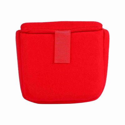 Camera Bag, Small Mirrorless Accessory Compact Photography Bag Small Camera Insert Pad for Lens Photographing and Others (Red)