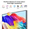 Portable Monitor,10.5" HDR 1280P Ultra-Thin 100% sRGB Travel Portable Monitor for Laptop, 420 Nits Mini Secondary Display with Protective Case & Speaker, Monitors for Laptop, PC Mac Phone PS4/5 Xbox view 3