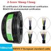 5m H05VV-F 2/3/4/5 Cores 18-13AWG Copper Cable Wire Conductor Electric PVC Cable Soft Sheathed Wire(2 cores,18AWG 0.75MM) view 2