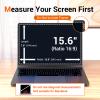 2 Pack 15.6 Inch Laptop Blue Light Screen Protector Touch Screen Anti-Glare, Computer Bluescreen Protector Compatible with Chromebook HP Pavilion ASUS Dell Acer Lenovo thinkpad 16:9 Eyes Protection Anti Scratch view 2
