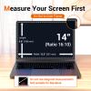 2 Pack 14 Inch 16:10 Laptop Blue Light Screen Protector Touch Screen Anti-Glare Anti Scratch, Computer Bluescreen Protector Compatible with Lenovo Chromebook HP Pavilion ASUS Dell Acer Thinkpad Eyes Protection view 2