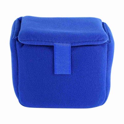 Camera Bag, Small Mirrorless Accessory Compact Photography Bag Small Camera Insert Pad for Lens Photographing and Others (Blue)