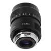 25mm F1.4 CCTV Lens, C Mount Camera Lens, Rugged Aluminum Housing, Widest Field of View, Manual Aperture Adjustment, Advanced Optics for Bars Stores Parking (Black) view 3