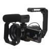 4K Video Camera Camcorder, 56MP IR Night Vision Vlogging Camera, 18X Digital Zoom 3.0 inch Video Camera Support Webcam, HDMI, External Microphone Vlog Camera view 3