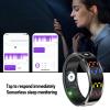 Yoidesu Smart Ring with Display Screen, 5ATM Rain Proof, Sleep & Fitness Tracking Wearable for Women & Men with Sleep Tracker Heart Rate Blood Oxyge, Charging Case (11) view 2