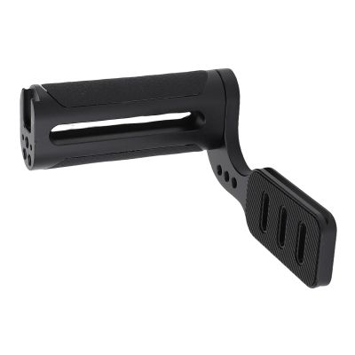 Yoidesu Camera Left Handle Grip Camera Side Handle Mirrorless DSLR Grip with Cold Shoe Mount & 1/4 Inch Threads for Arca Tripod Soft Silicone Non Slip Design