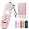 Rechargeable Personal Safety Alarm for Women - 140dB Self-Defense Security Alarm Keychain with Strobe Light, Emergency Security Alert Devices for Women Girls Kids Elderly(Pink) view 1