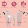 Rechargeable Personal Safety Alarm for Women - 140dB Self-Defense Security Alarm Keychain with Strobe Light, Emergency Security Alert Devices for Women Girls Kids Elderly(Pink) view 3