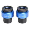 2pcs Adjust WF10X/22 Wide Field Eyepieces Dia 30mm Mount Microscope Accessorie for Binocular Trinocular Stereo Microscope(Orange) view 1