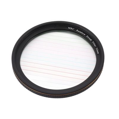 Zopsc Colorful Streak Star Filter for Night Scenes, Special Effects, Professional with Color Streak, Premium Optical Glass, Compact and Portable (52mm)