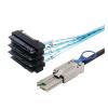 0.5M MI NI S*A*S HD SFF-8088 26P Male to 4X S*A*S SFF-8482 with 15P SATA Male 2 in 1 Data Server Cable Adapter view 2