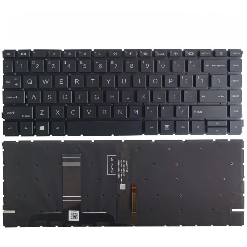 100% New US Laptop Keyboard for HP ProBook 440 G8/G9/10 445 G8/G9/G10 640 G8/ G9/G10 645 G8/G9/G10 with Backlight AEX8QE00010