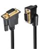 bodateng 90 Degree Angled 3+6 Cable HD 15Pin Male to Male Female Extension Cable for PC TV Computer Projector 50cm1.5m 300cm(1.5m,VGA M-M Left) view 1