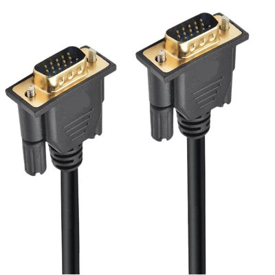 bodateng 90 Degree Angled 3+6 Cable HD 15Pin Male to Male Female Extension Cable for PC TV Computer Projector 50cm1.5m 300cm(1.5m,VGA M-M)