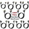 bodateng 90 Degree Angled 3+6 Cable HD 15Pin Male to Male Female Extension Cable for PC TV Computer Projector 50cm1.5m 300cm(1.5m,VGA M-M) view 3